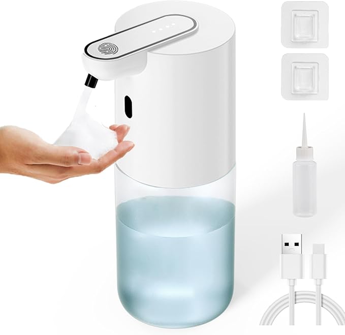 Automatic Foam Soap Dispenser – Touchless, Wall-Mountable, USB Rechargeable