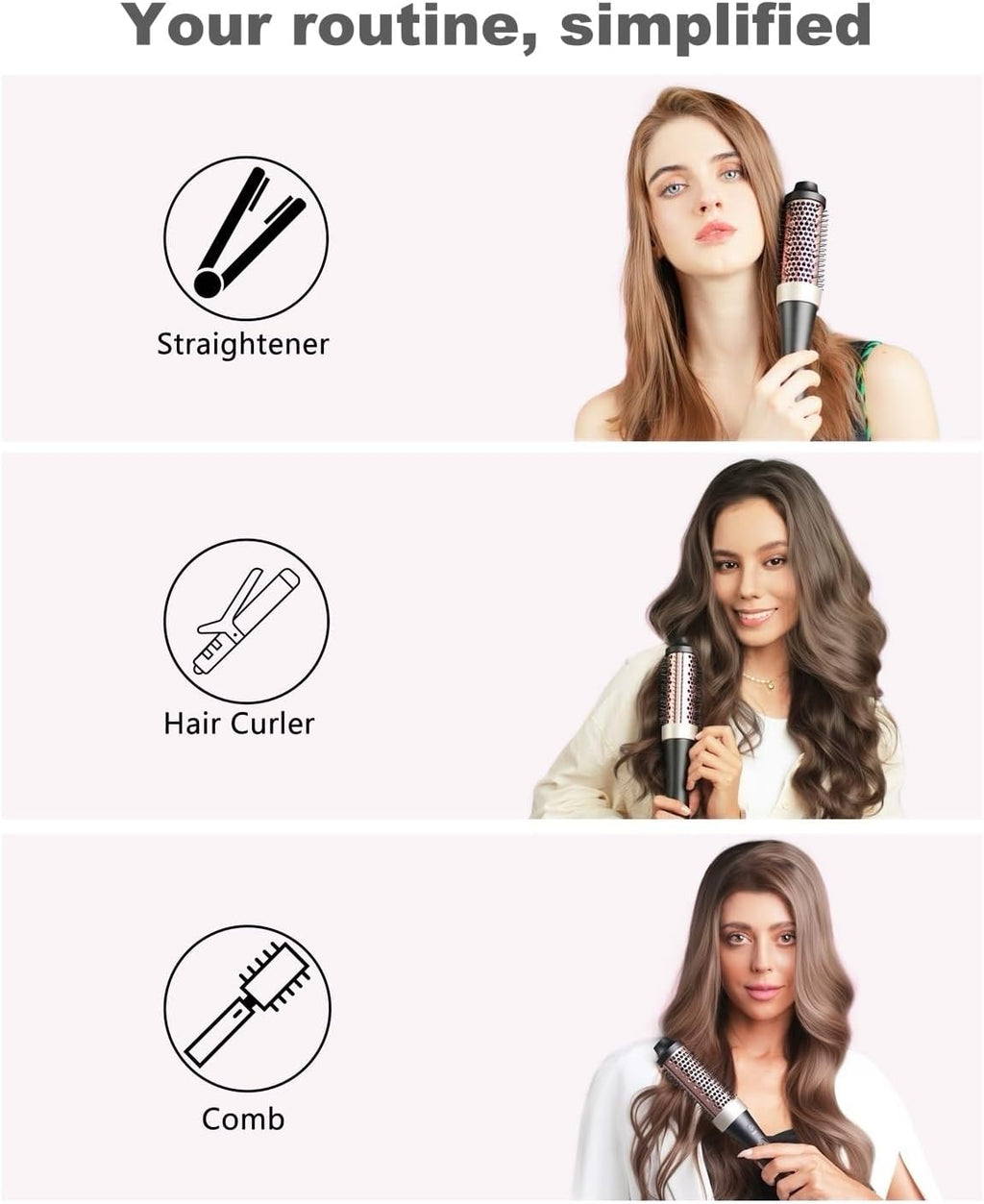 Ionic Thermal Curling Brush – 1.5” Fast-Heating Blowout Styling Tool