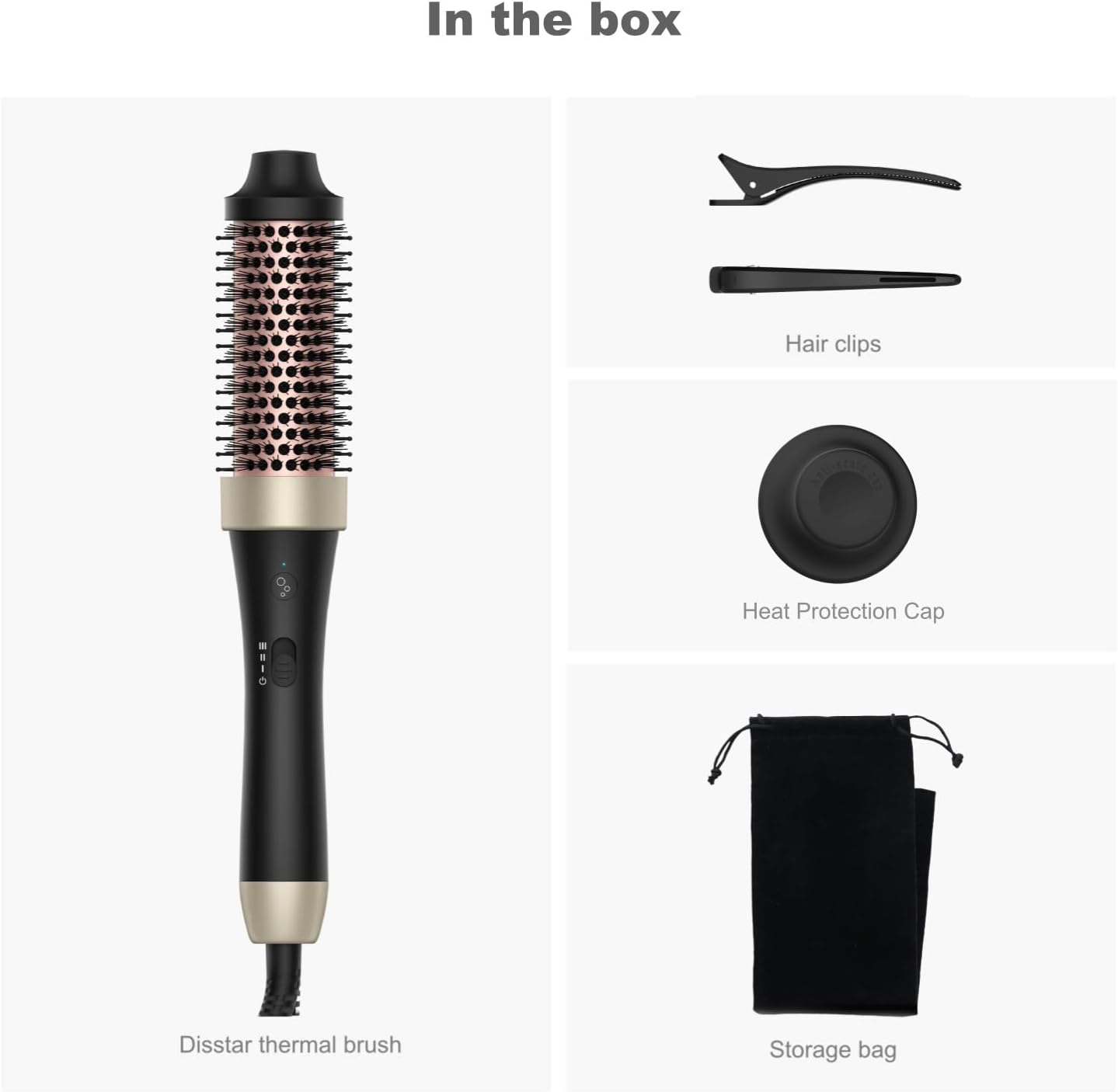 Ionic Thermal Curling Brush – 1.5” Fast-Heating Blowout Styling Tool