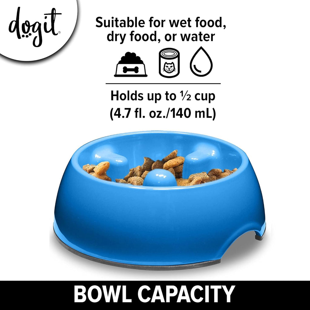 Dogit Go Slow Anti-Gulping Dog Bowl – For XS Dogs