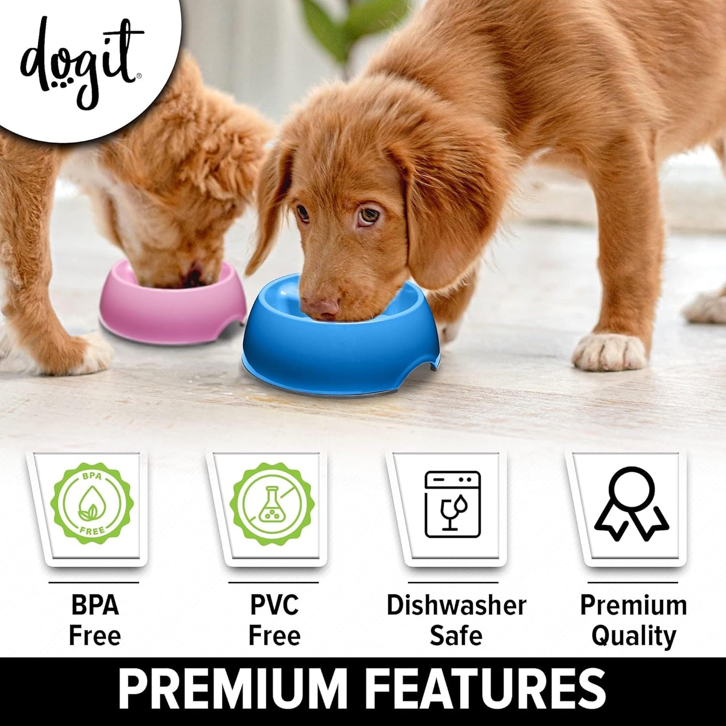 Dogit Go Slow Anti-Gulping Dog Bowl – For XS Dogs