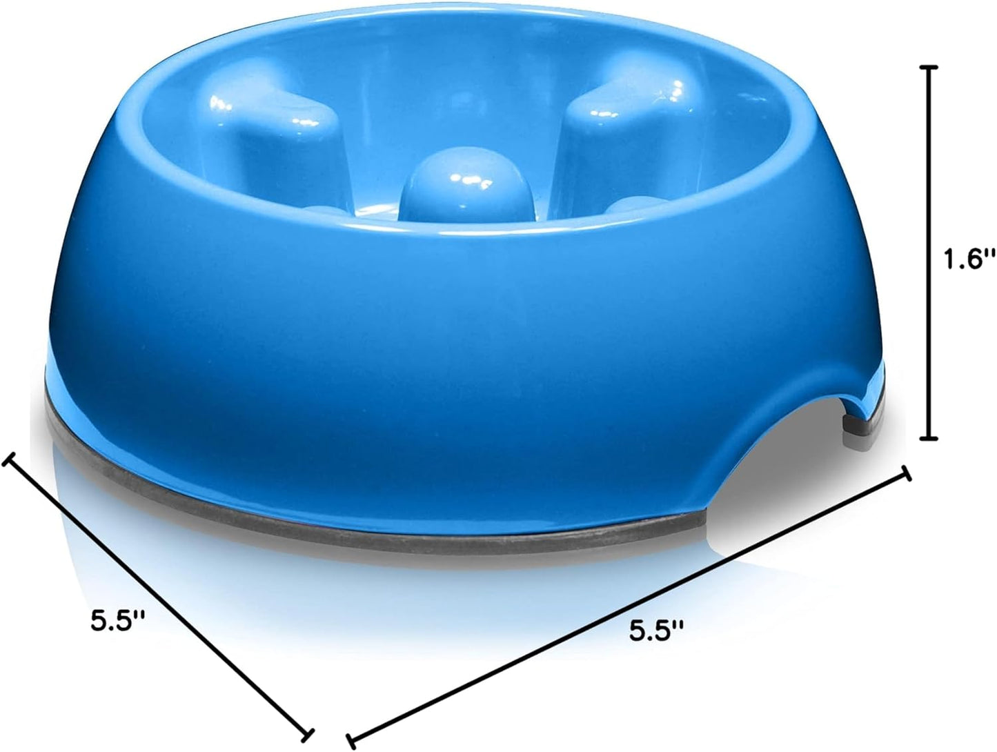 Dogit Go Slow Anti-Gulping Dog Bowl – For XS Dogs