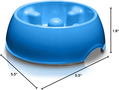 Dogit Go Slow Anti-Gulping Dog Bowl – For XS Dogs