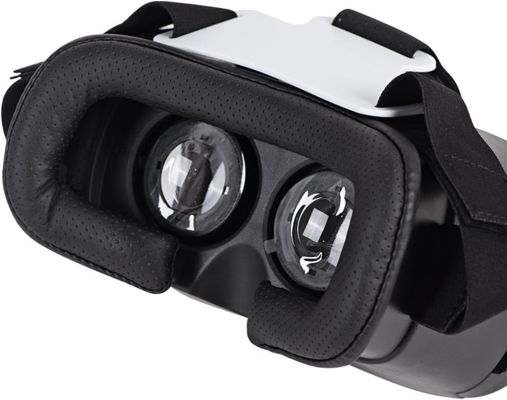 Virtual Reality Headset for iPhone & Android – 360° Adjustable VR Glasses with Head Strap