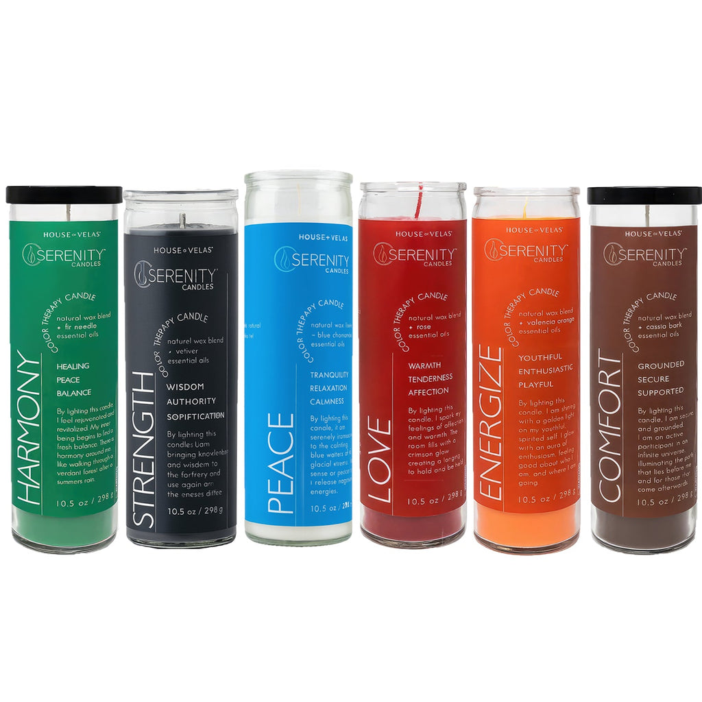 House of Velas Serenity Collection – Essential Oil Scented Mood Candles