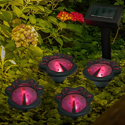 Whimsical Solar Garden Lights – Set of 4 Decorative Outdoor Pathway Lights