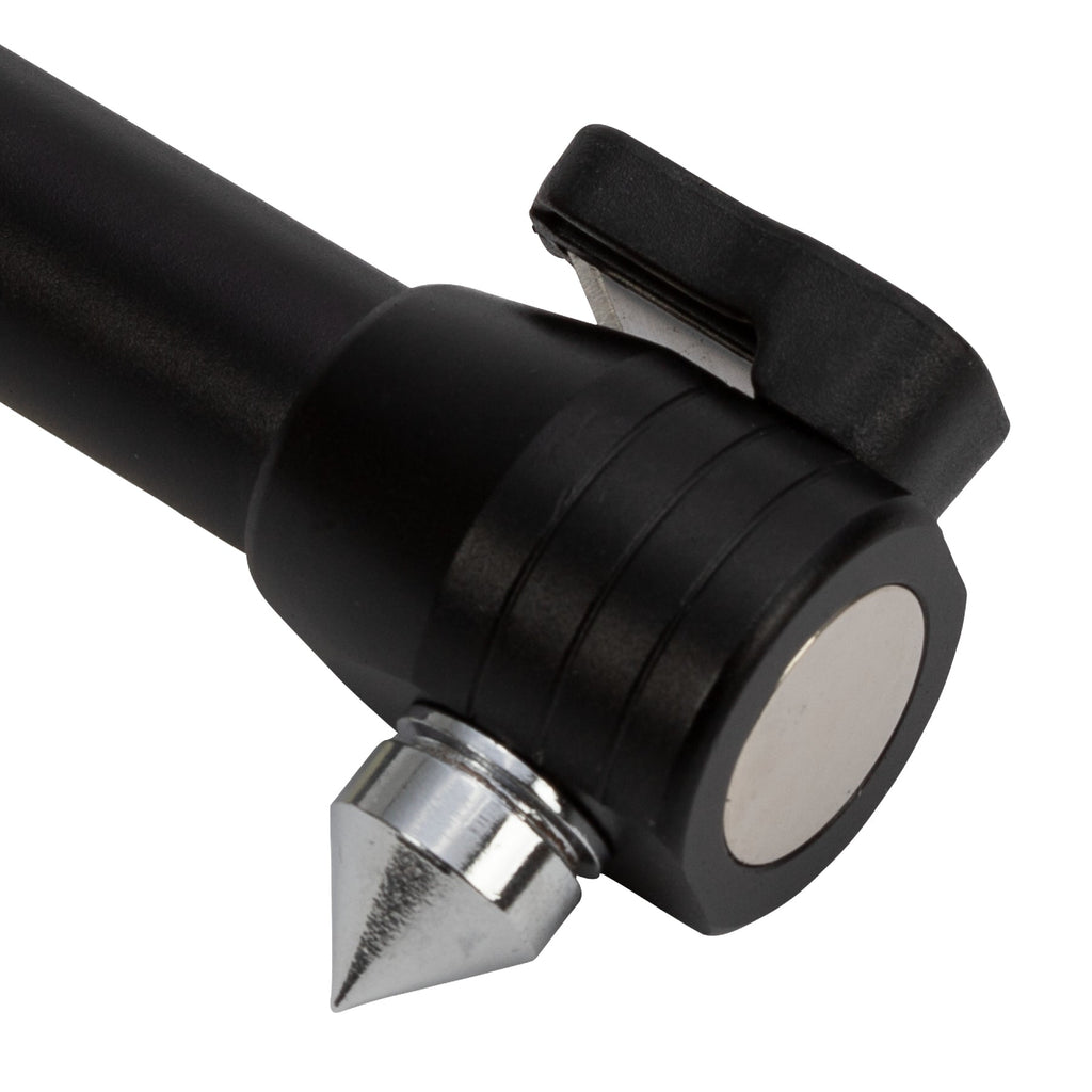 4-in-1 Auto Safety Tool with COB Flashlight – Magnetic Head, Steel Tip, and Concealed Blade
