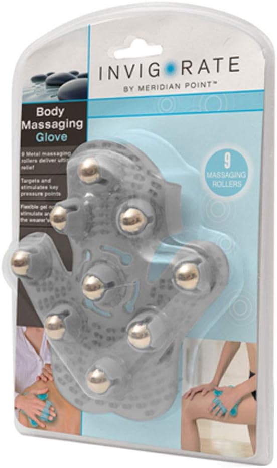 Body Massaging Glove Roller – 9-Ball 360° Cellulite & Circulation Massager