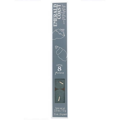 8pk Scented Tea Light Candles – Natural Oils, Choose Scent