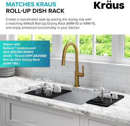 Silicone Drying Mat – Self-Draining, Heat-Safe, Non-Slip, Multi-Purpose