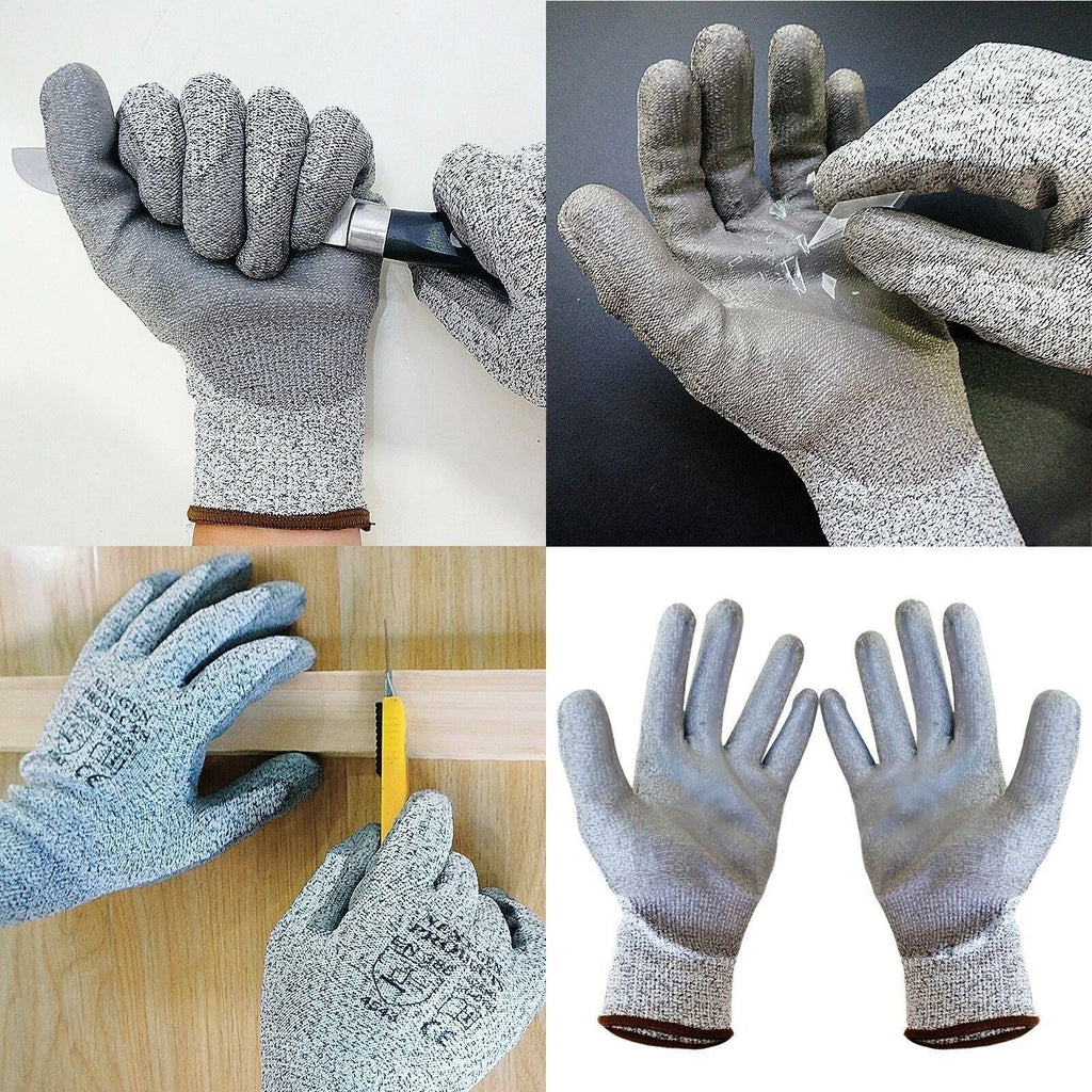 Professional Heavy-Duty Gel Knee Pads with Cut-Resistant Gloves