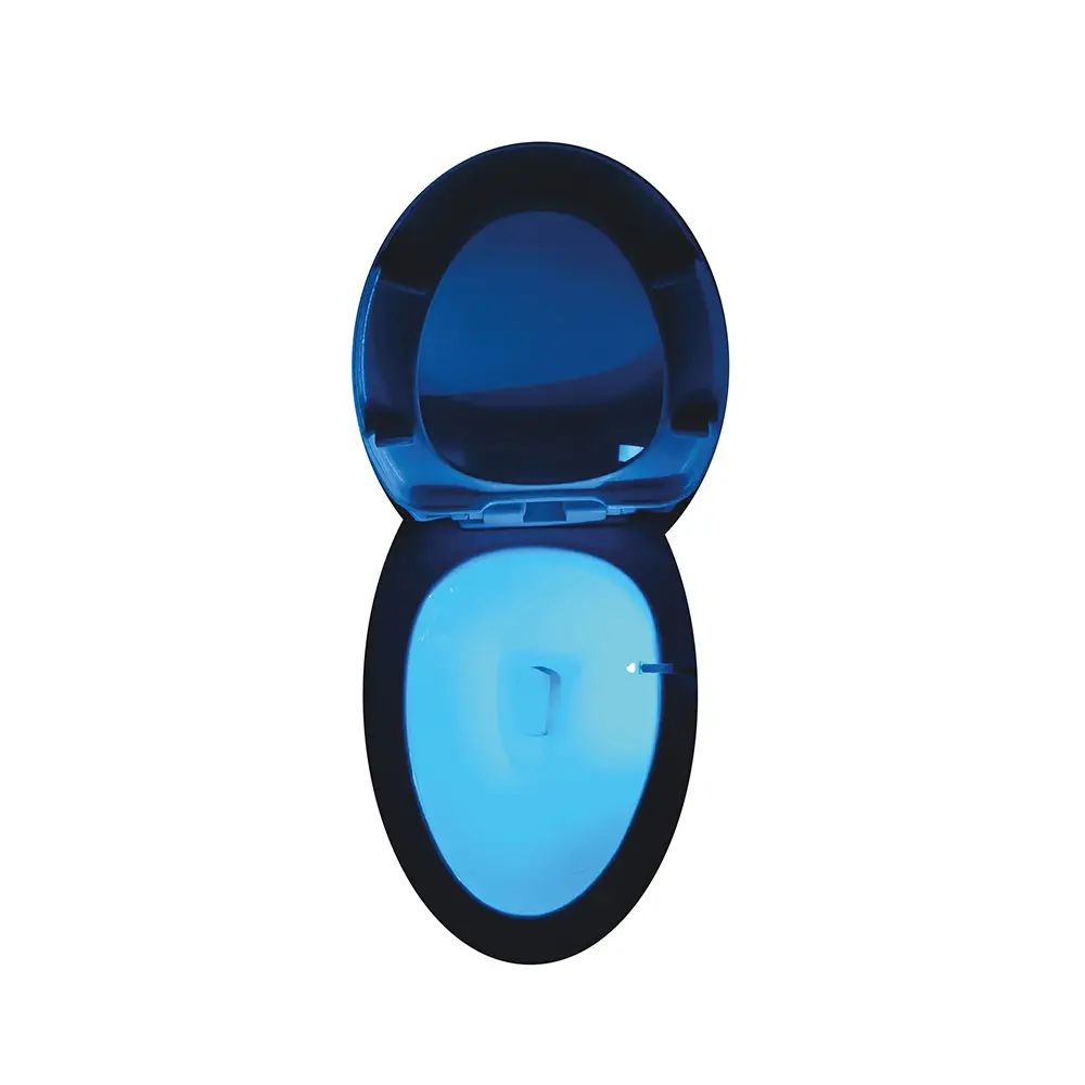 LED Toilet Bowl Light – 6 Color Modes, Motion Activated, Fits Most Toilets