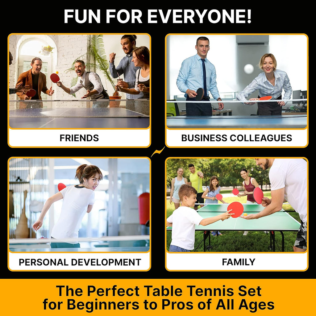 Premium Ping Pong Paddle Set – Professional Quality for All Levels