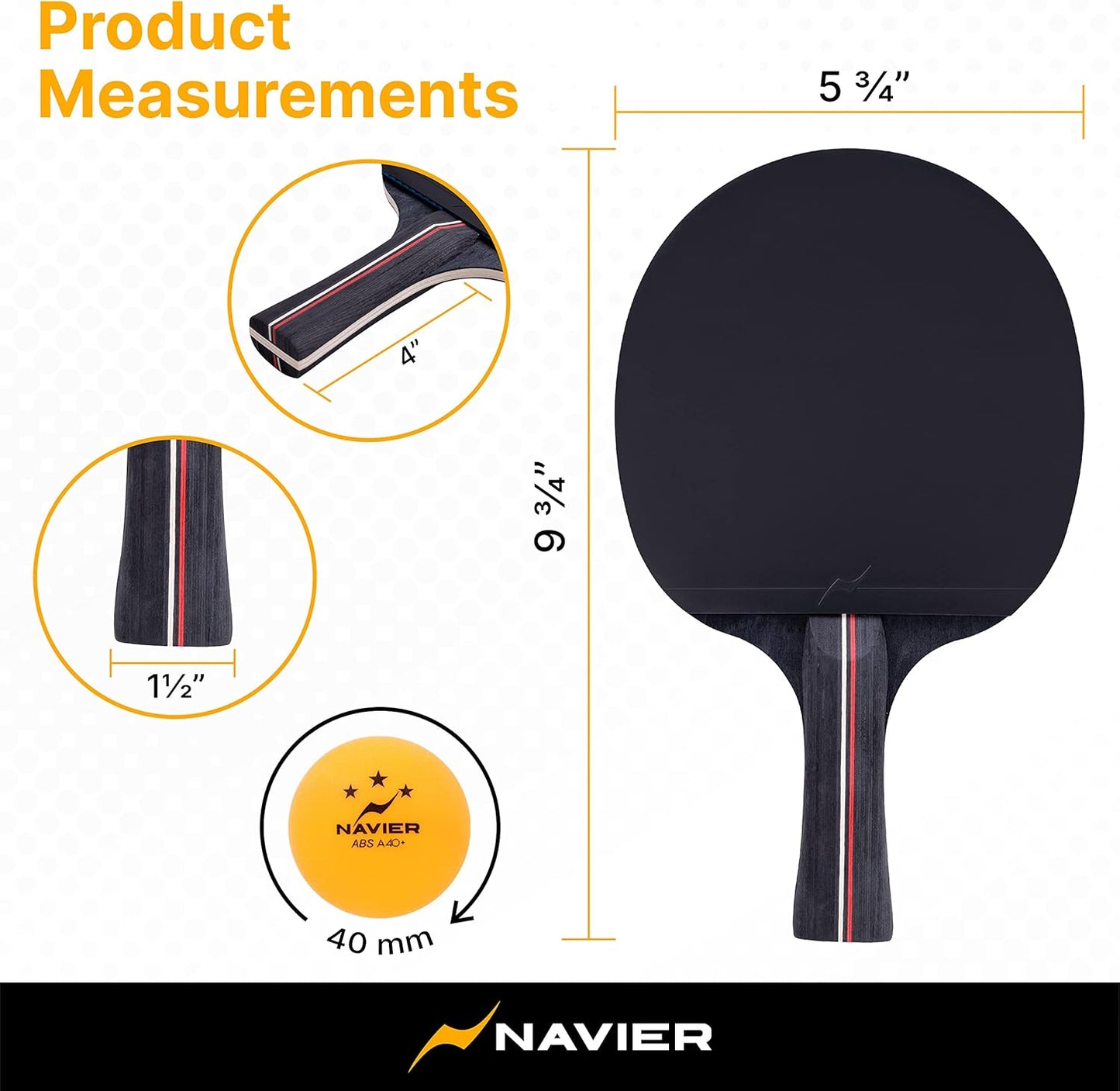 Premium Ping Pong Paddle Set – Professional Quality for All Levels