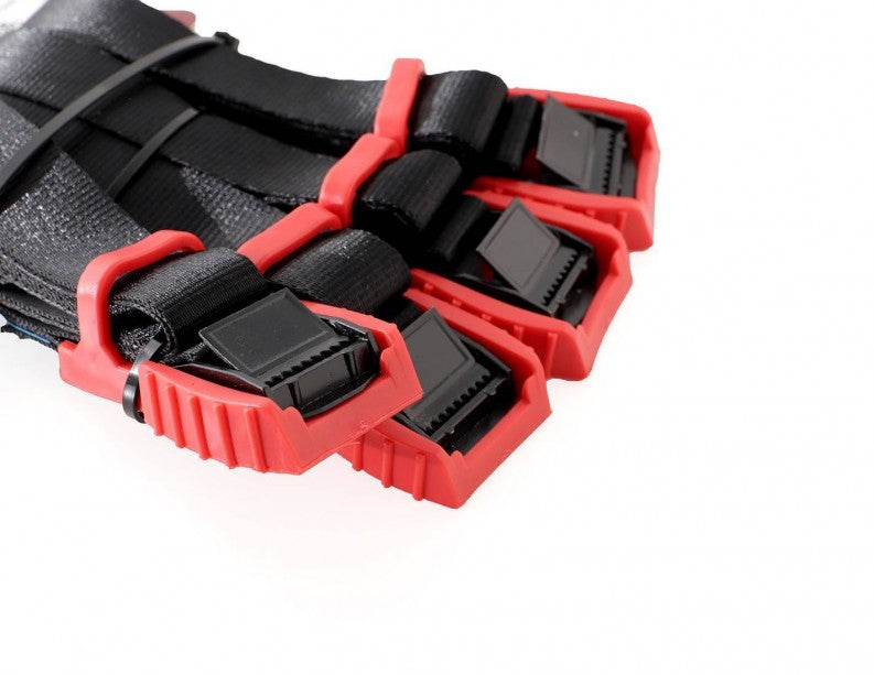 4pk Magma 1" x 3.3' Heavy-Duty Cam Buckle Lashing Straps