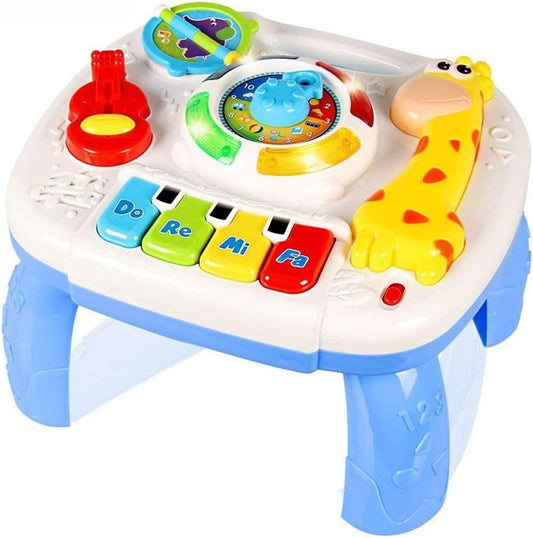 Musical Learning Table – Turn-Knob Sound Toy with Cute Animals