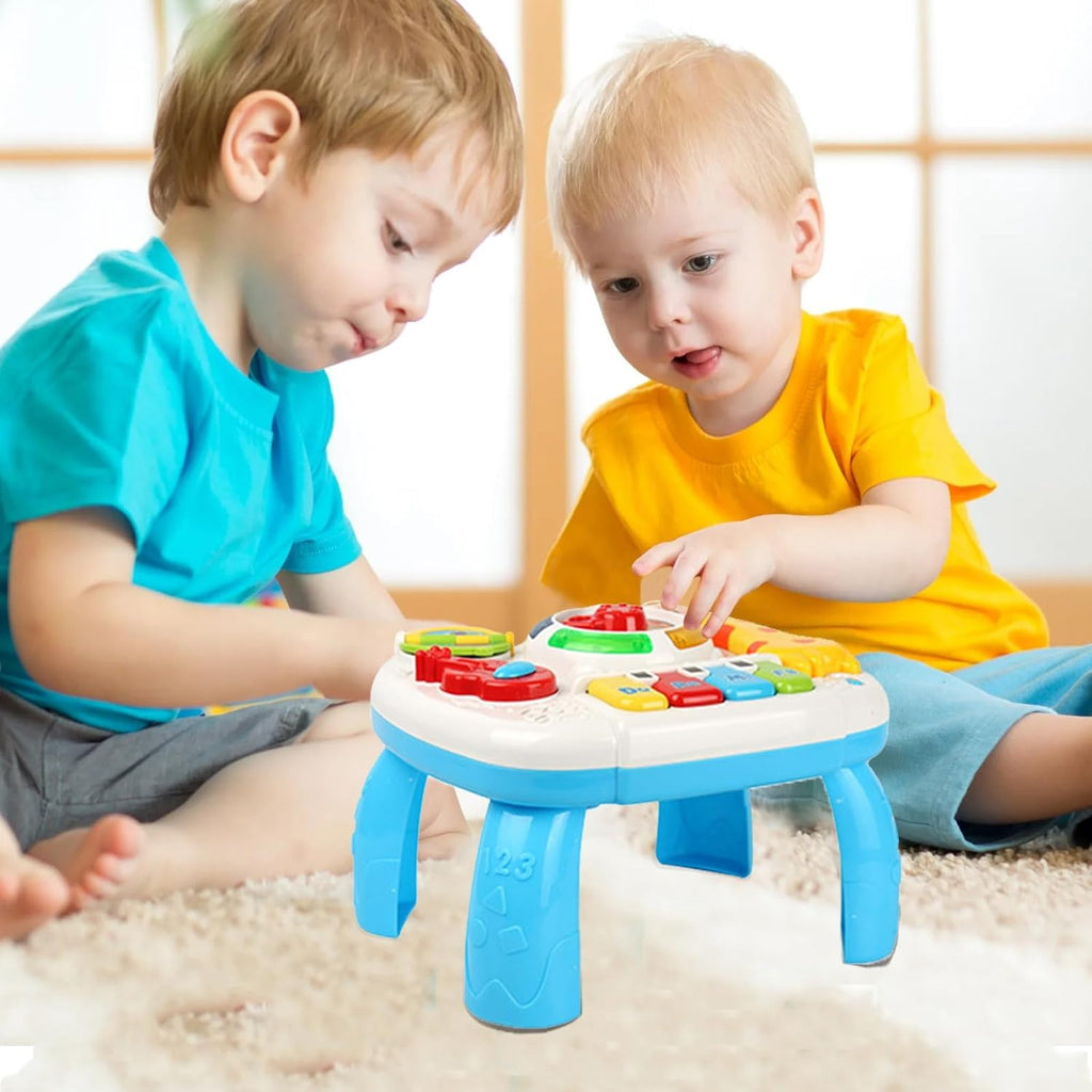 Musical Learning Table – Turn-Knob Sound Toy with Cute Animals