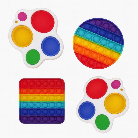 4pk Mona Push Pop Simple Dimple Bubble Sensory Toys