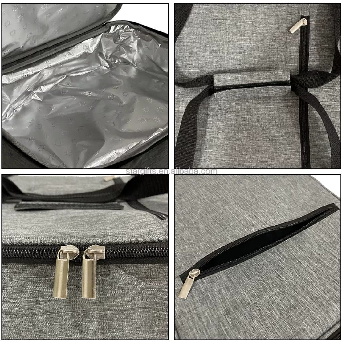 Simply Home Plus Insulated Casserole Carrier Travel Bag - Hot & Cold Food Tote