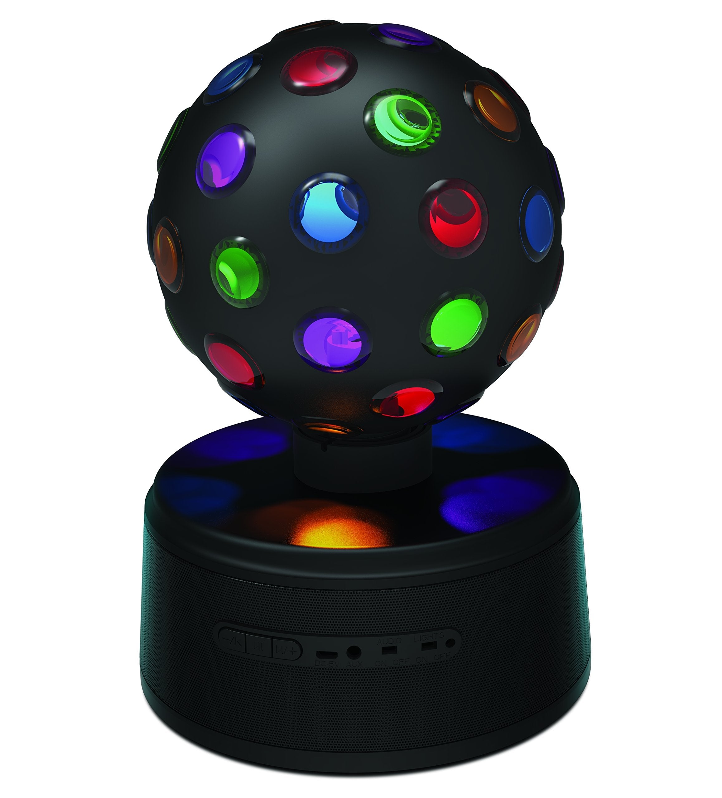 Sharper Image Bluetooth Disco Ball Speaker with LED Lights