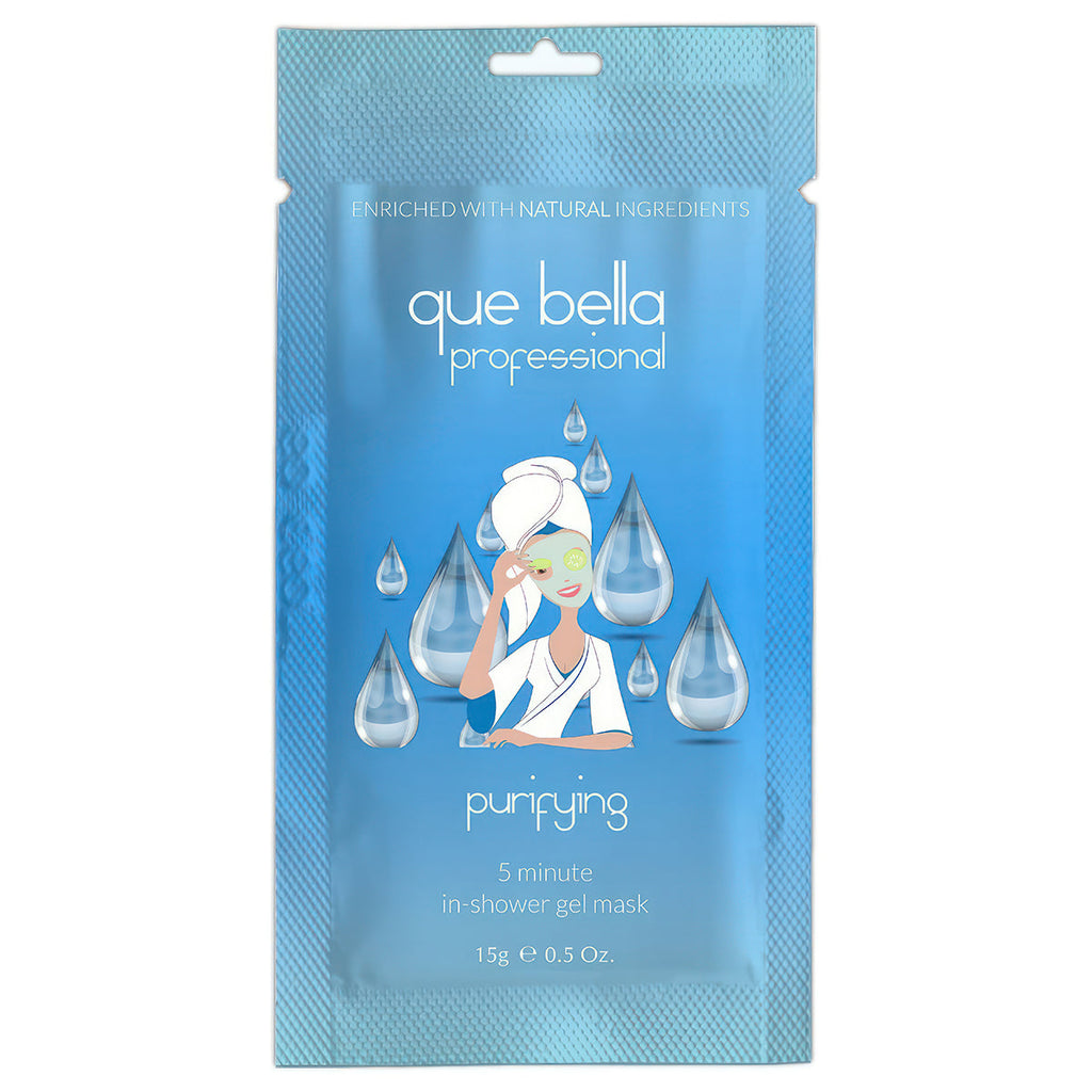 Que Bella Facial Scrubs & Masks – Exfoliating, Hydrating, and Purifying Single-Use Treatments