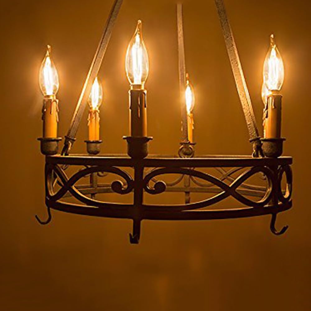 6pk Philips 4.5W Dimmable Candelabra Bulbs – Clear 2700K