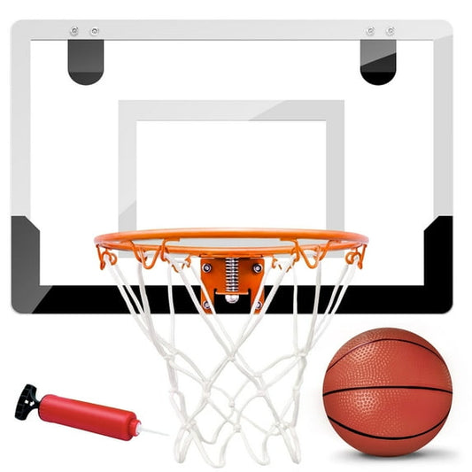 Over-Door Mini Basketball Hoop with Ball – Indoor Backboard Set