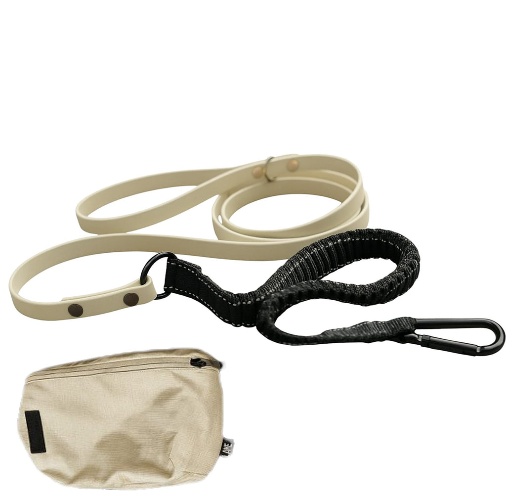 Hands-Free Adjustable Dog Leash with Waist Belt & Pouch