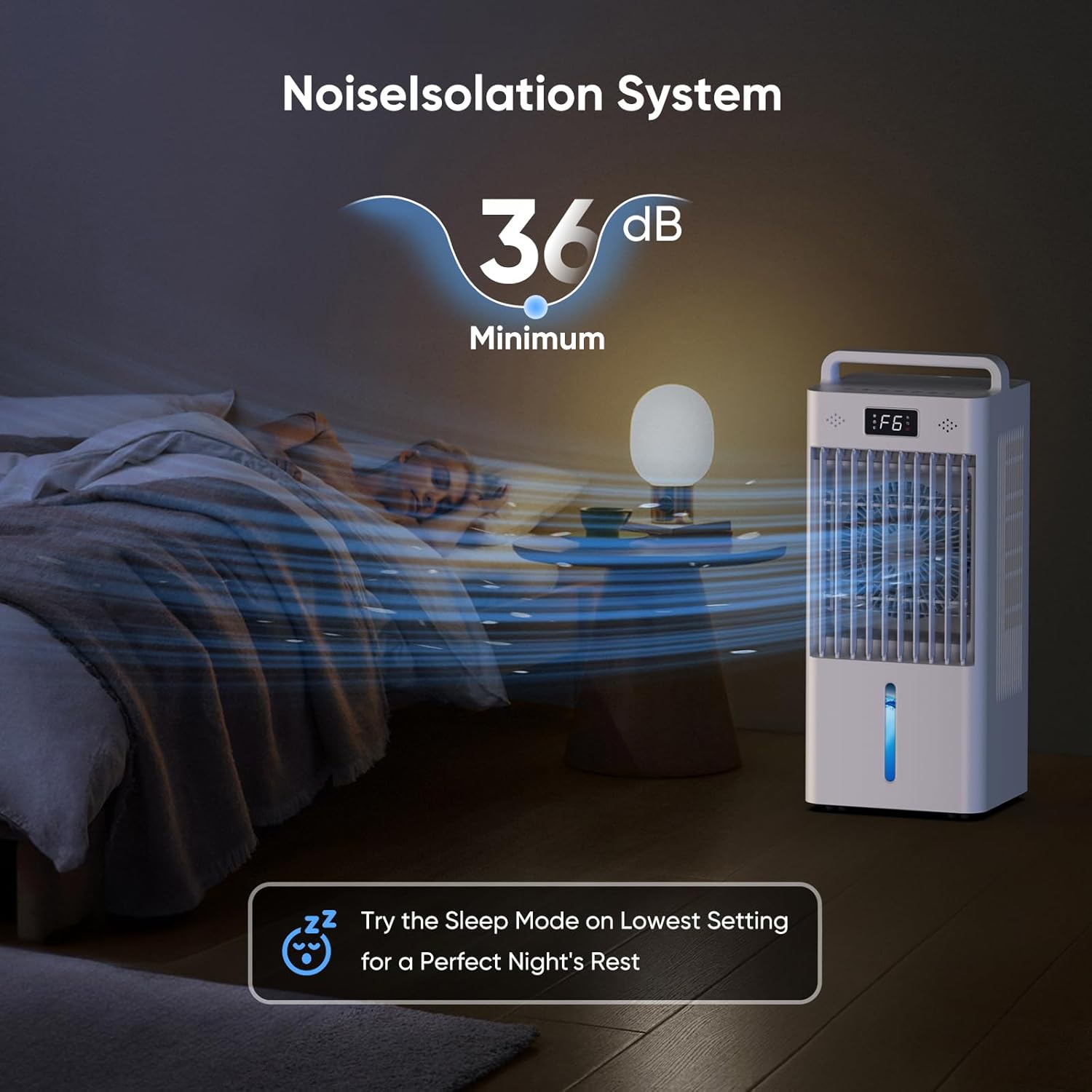 Portable Windowless Air Conditioner – 3-in-1 Evaporative Cooler with Remote