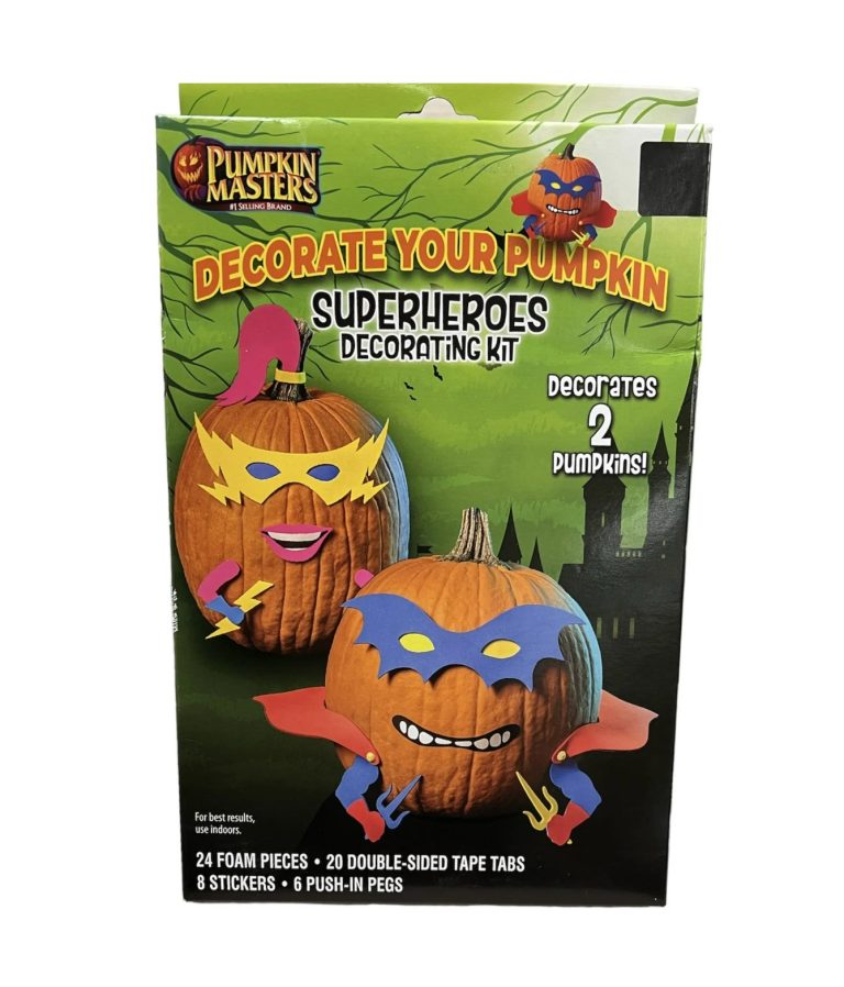 Pumpkin Masters Superheroes Pumpkin Decorating Kit – Style 2 Pumpkins