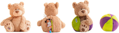 Buddy Balls Teddy Bear Convertible Plush Toy & Storage – Meet Max or Eva