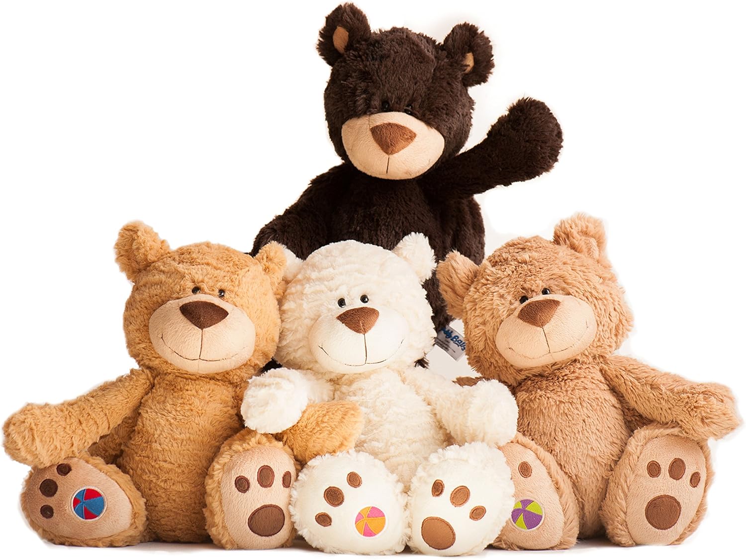 Buddy Balls Teddy Bear Convertible Plush Toy & Storage – Meet Max or Eva