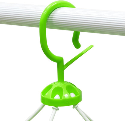 Tatkraft Laundry Drying Hanging Rack – 24 Clip Portable Clothes Dryer