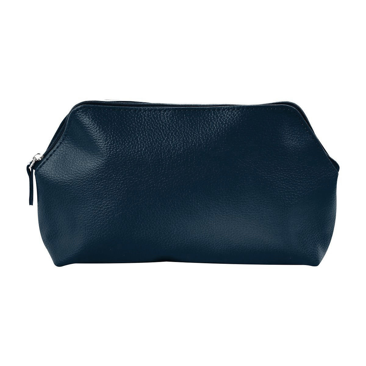 Accessory Pouch Case – Navy Blue Travel Bag with Zipper Closure