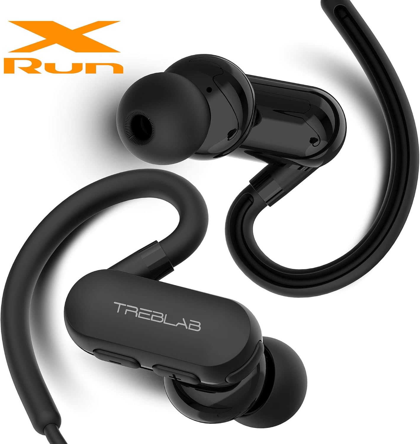 TREBLAB xRun Bluetooth Sports Headphones – Wireless Running Earbuds with Mic