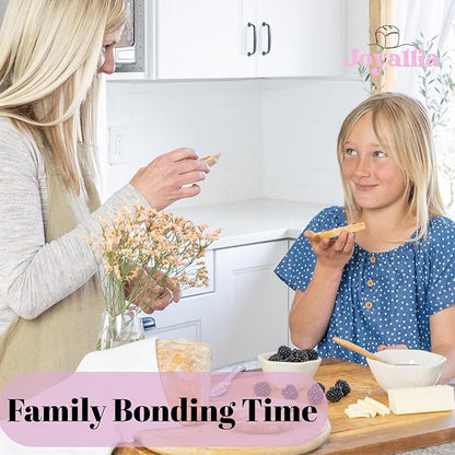 Banneton Bread Proofing Basket Set of 2 – 9″ Oval Sourdough Baskets with Liners & Tools