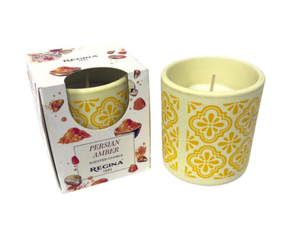6pk Regina Scented Candle – 4.6 oz Terracotta Jar – Multiple Fragrances