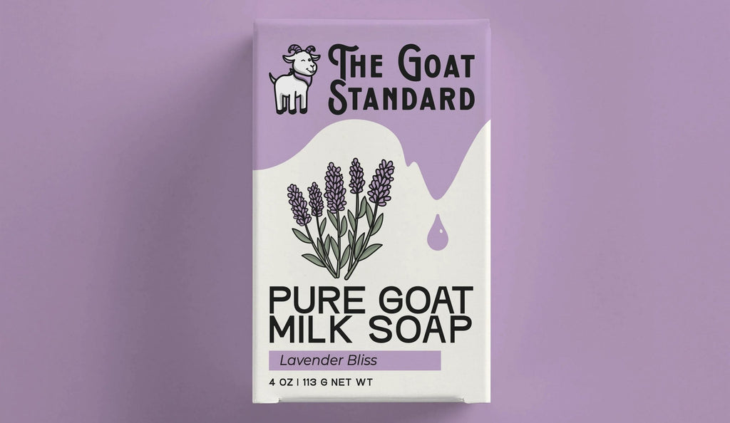 6pk The Goat Standard – Pure Goat Milk Soap 4 oz. – Choose Your Scent
