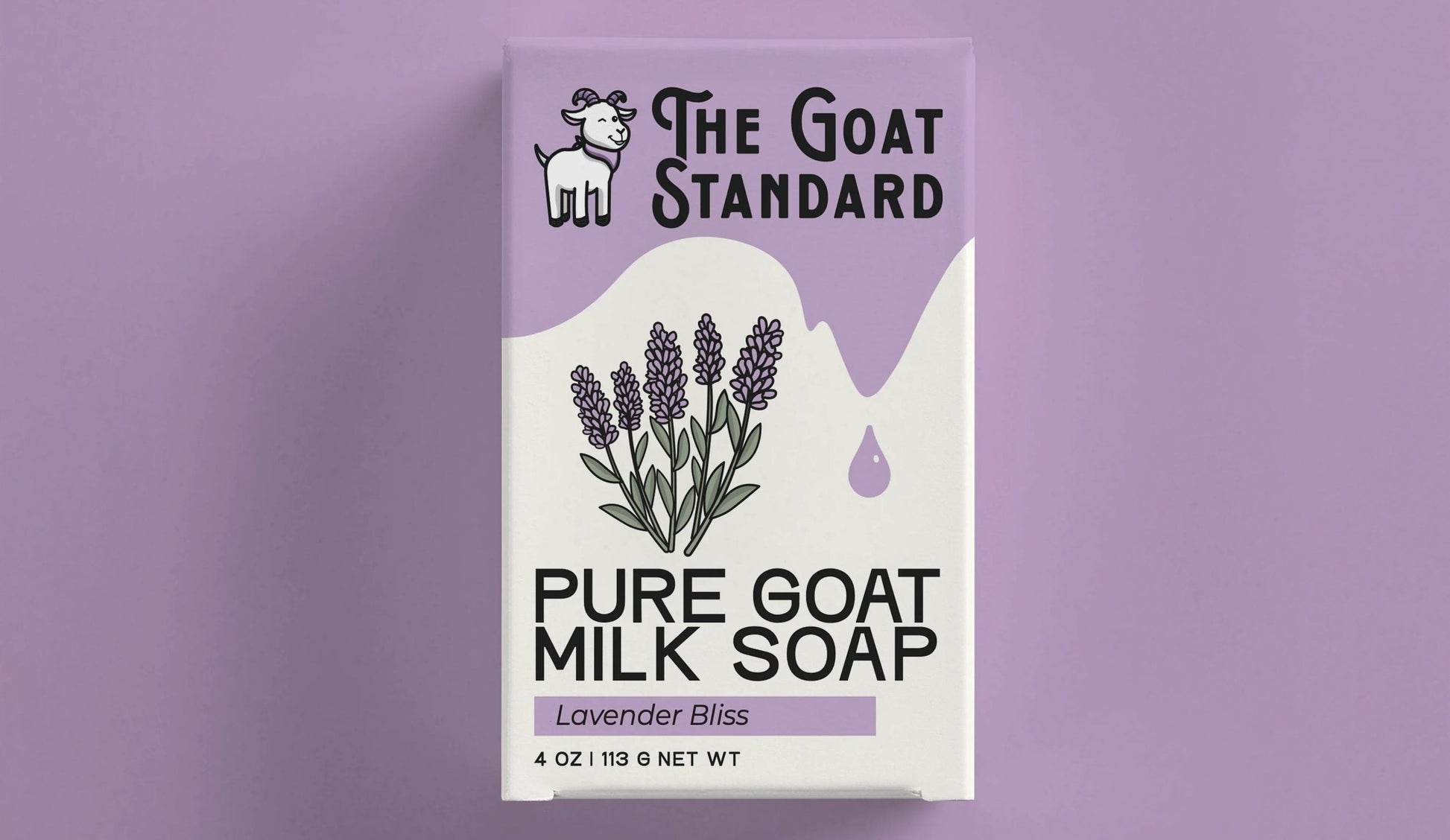 6pk The Goat Standard – Pure Goat Milk Soap 4 oz. – Choose Your Scent