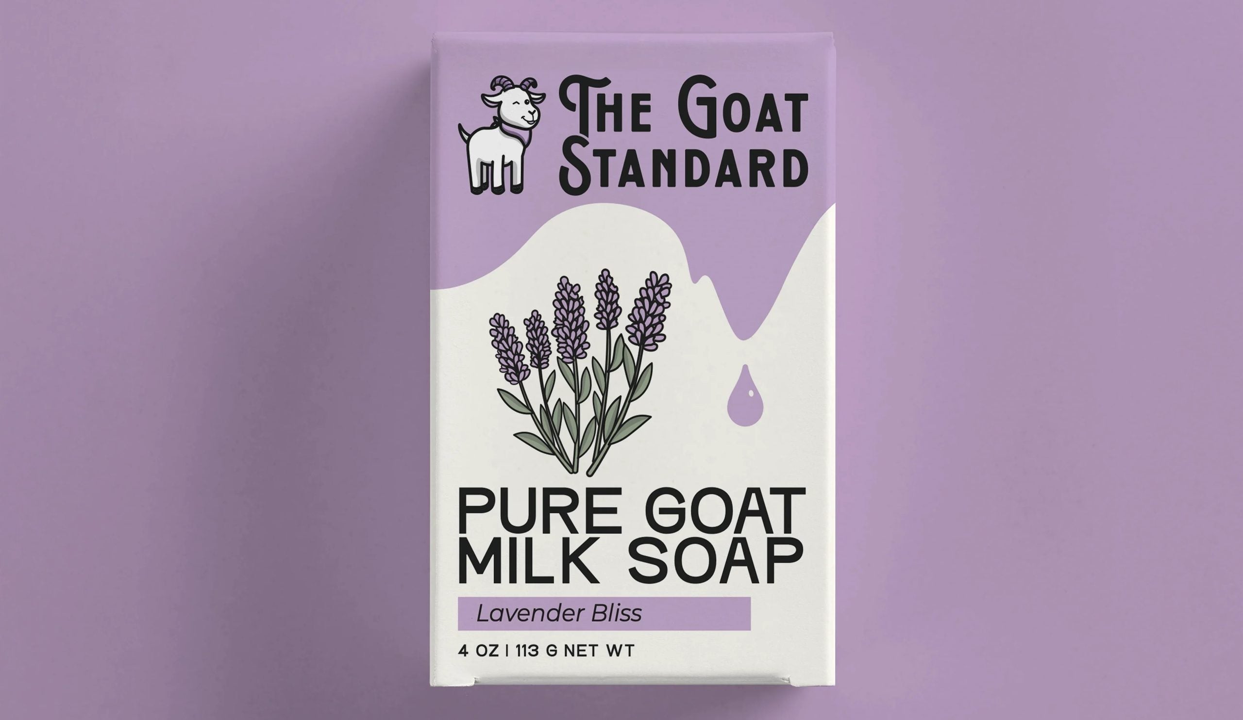 6pk The Goat Standard – Pure Goat Milk Soap 4 oz. – Choose Your Scent