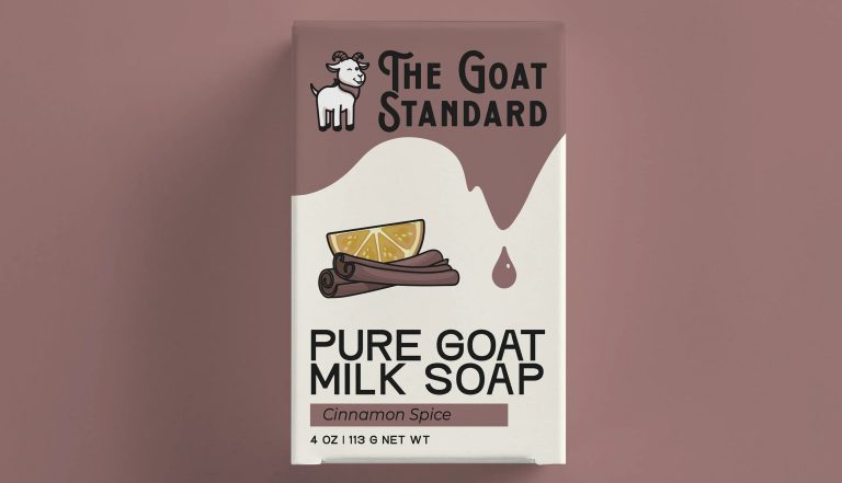 6pk The Goat Standard – Pure Goat Milk Soap 4 oz. – Choose Your Scent