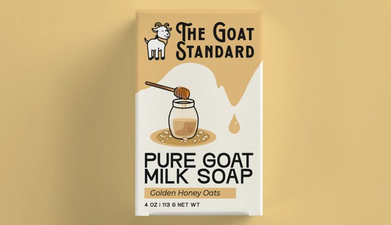 6pk The Goat Standard – Pure Goat Milk Soap 4 oz. – Choose Your Scent
