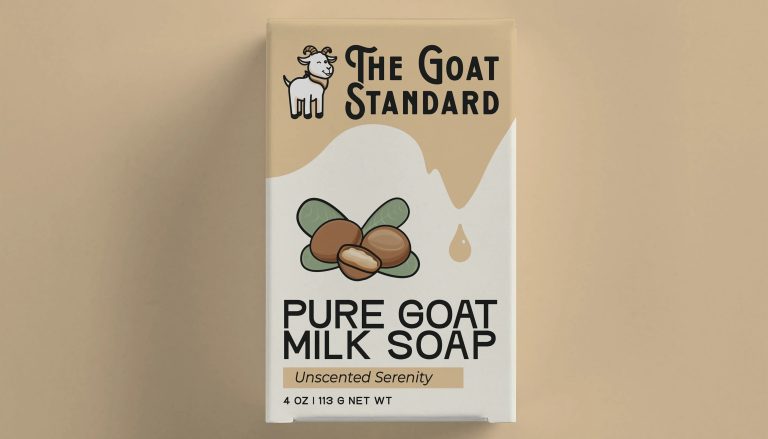 6pk The Goat Standard – Pure Goat Milk Soap 4 oz. – Choose Your Scent