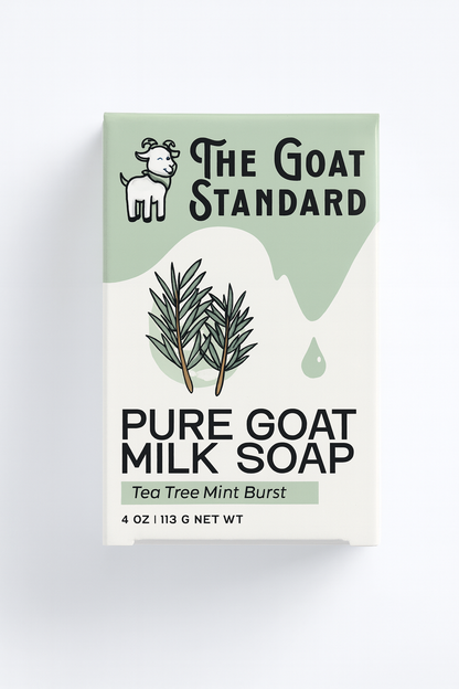 6pk The Goat Standard – Pure Goat Milk Soap 4 oz. – Choose Your Scent