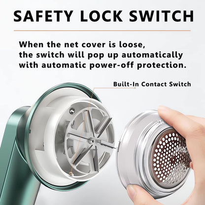 Rechargeable Lint Remover for Clothes – Electric Fabric Shaver