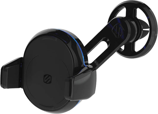 SCOSCHE MagicGrip FreeFlow Auto-Grip Wireless Charging Phone Vent Mount – Qi-Certified Fast Charger
