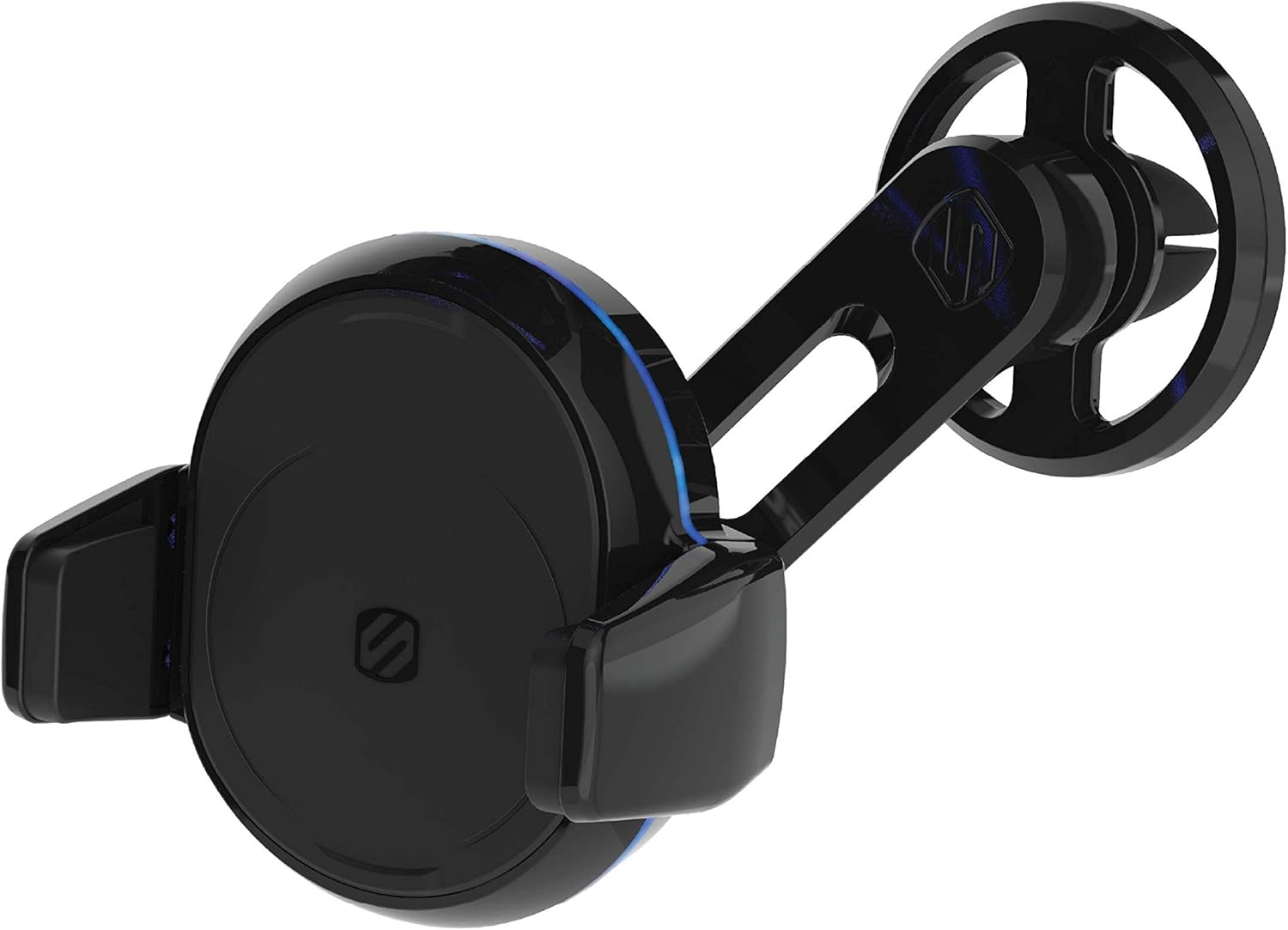 SCOSCHE MagicGrip FreeFlow Auto-Grip Wireless Charging Phone Vent Mount – Qi-Certified Fast Charger