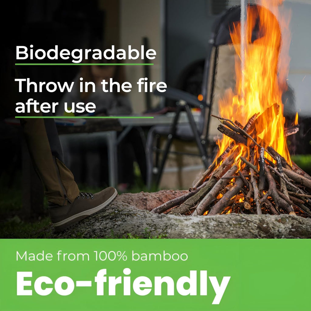 110pcs Extra Long 36" Heavy-Duty Bamboo Roasting Sticks