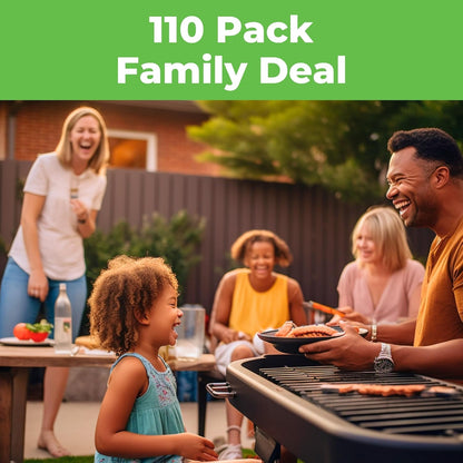 110pcs Extra Long 36" Heavy-Duty Bamboo Roasting Sticks