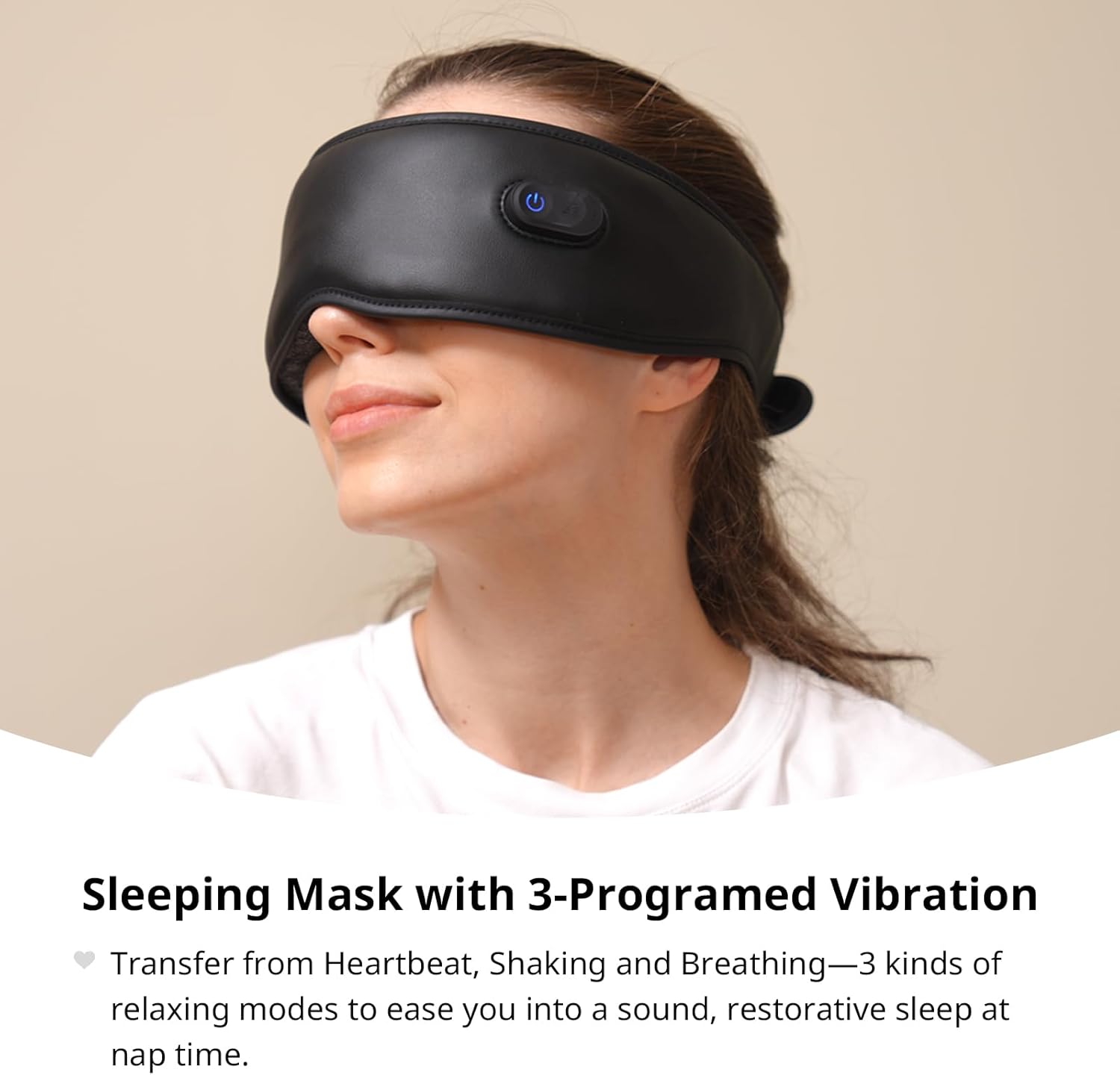 3-Mode Vibration Travel Eye Mask for Sleeping